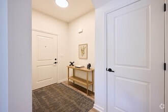 Floor Plan A - 2 BR, 2 BA - 1100 SF. Foyer. - Genesee Pointe Apartments