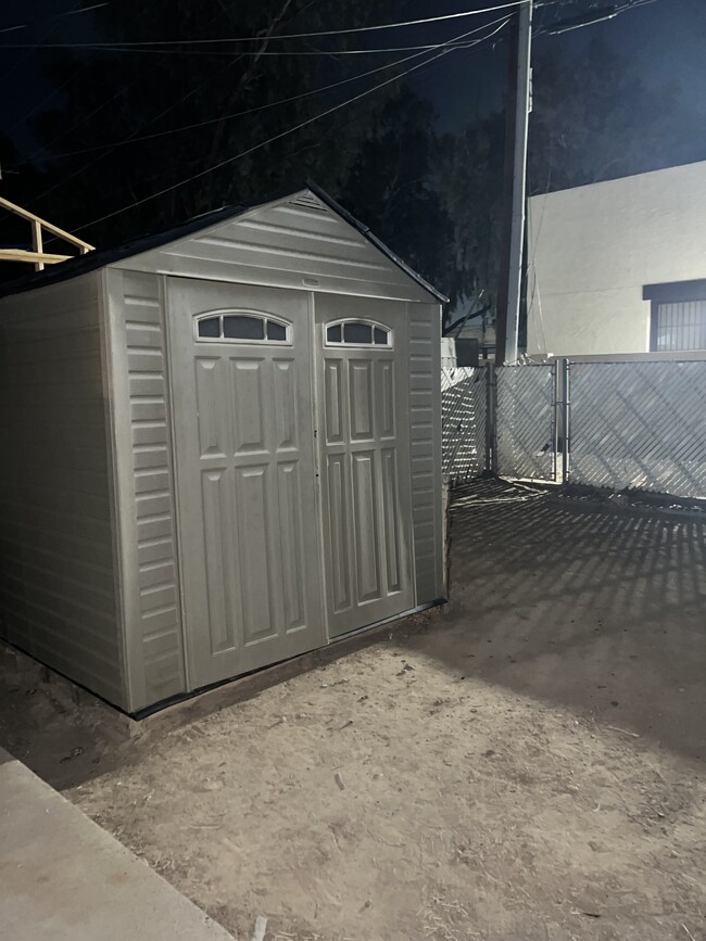 Storage Bin on property - 3653 W Berridge Ln