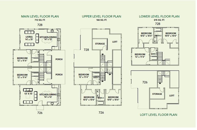 Floorplan - 703-732 N Columbia St