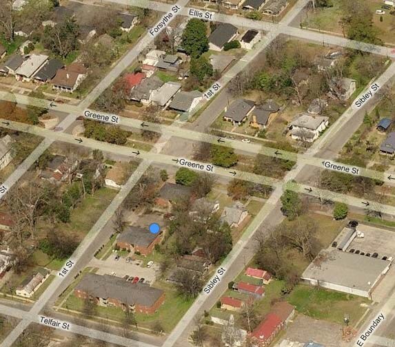 Aerial Photo - First Street Apartments