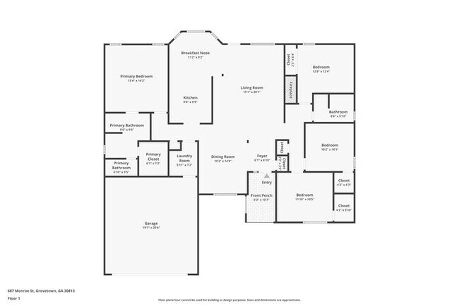 Foto del edificio - Cozy 4 Bedroom Home in Grovetown, GA