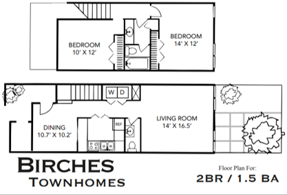 Floorplan - BIRCHES TOWNHOMES