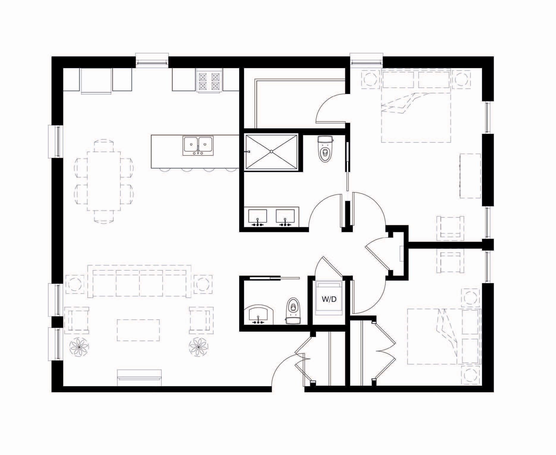 College Club Apartments – Unit M