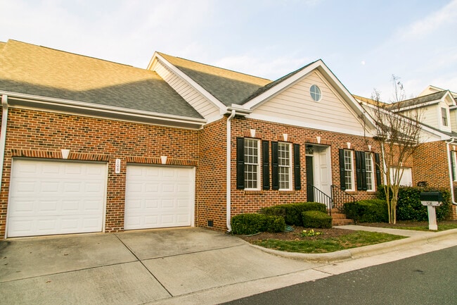 Home Exterior with 2 Car Garage - 108 Alden Village Ct