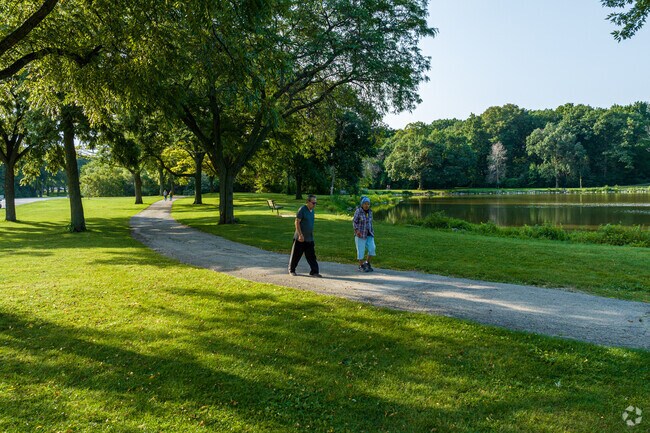 Located near the Layton Park neighborhood, Jackson Park offers many walking trails.
