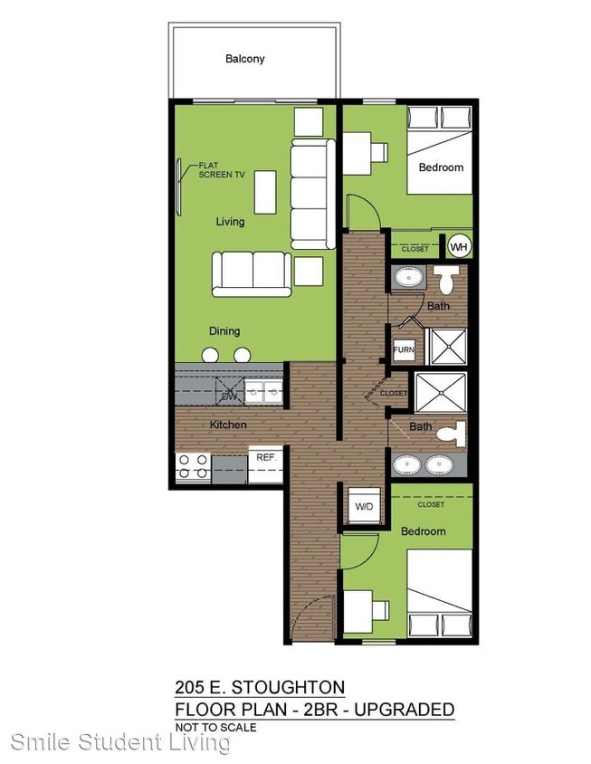 Building Photo - 2 br, 2 bath Room For Rent - 205 E. Stoughton