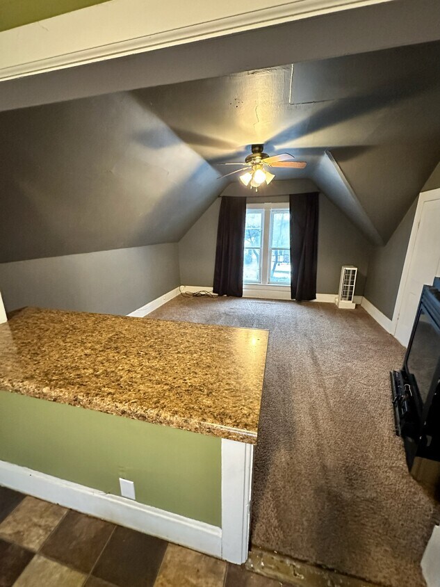 living room with Fireplace - 1302 Mississippi St