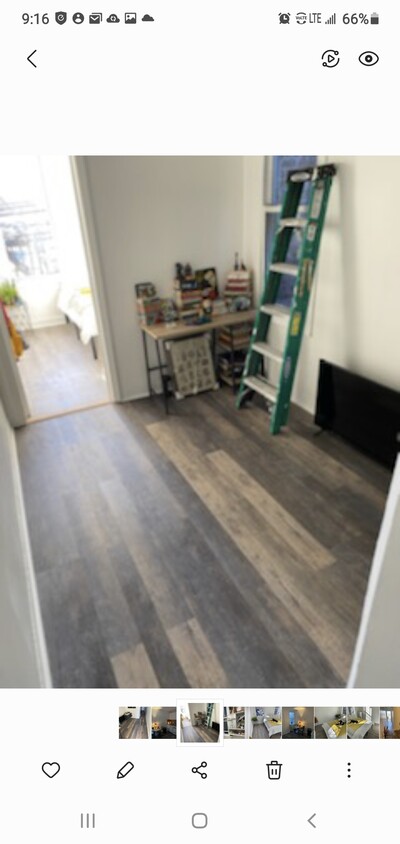Livingroom area looking toward bedroom. - 316 48th St