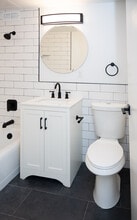 1 Bedroom Model 1E Bathroom - The Regency on Elm