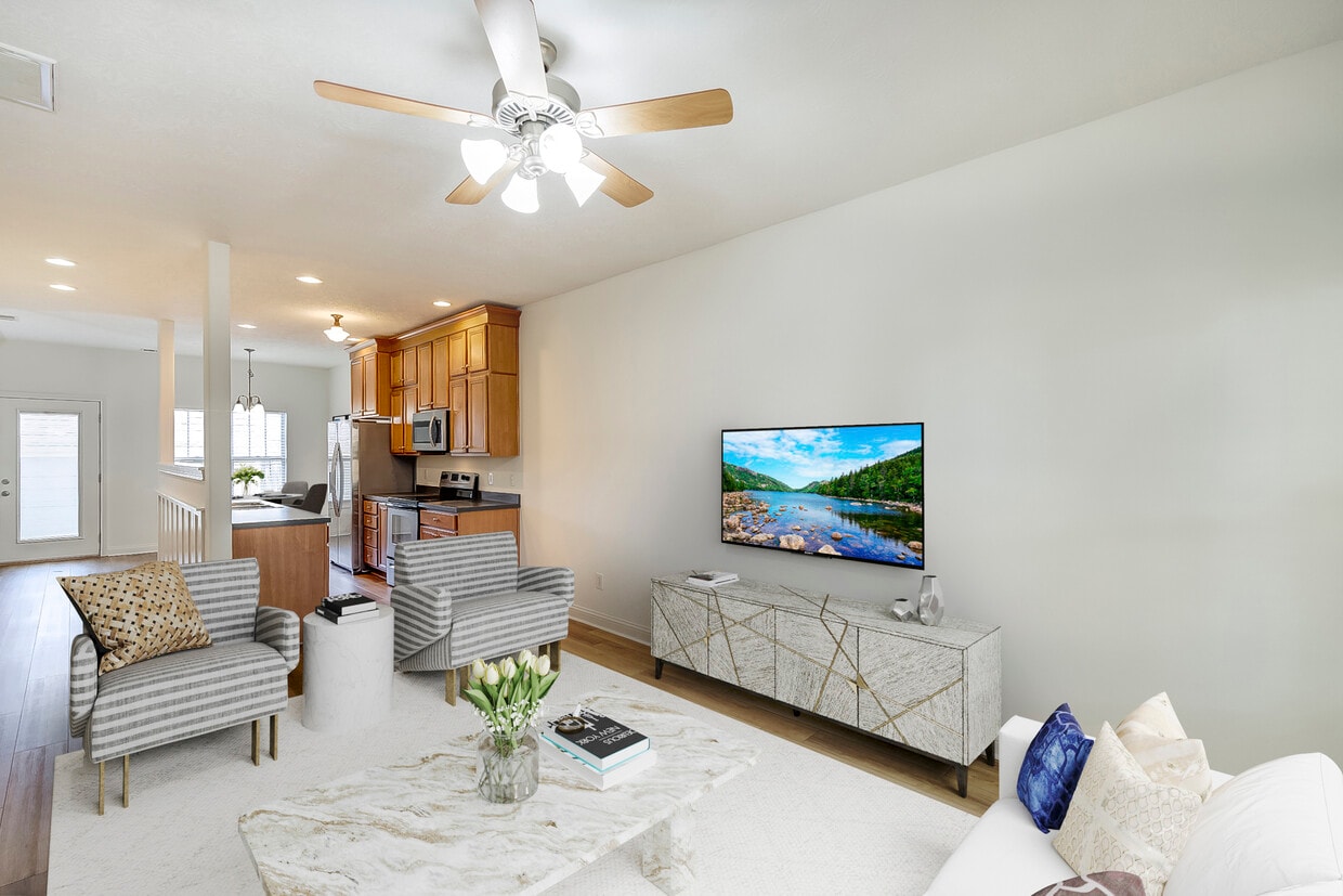 Large open concept living area - 159 Simmons St