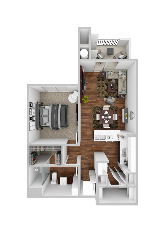 Floorplan - Mariposa at Bay Colony 55+ Apartment Homes