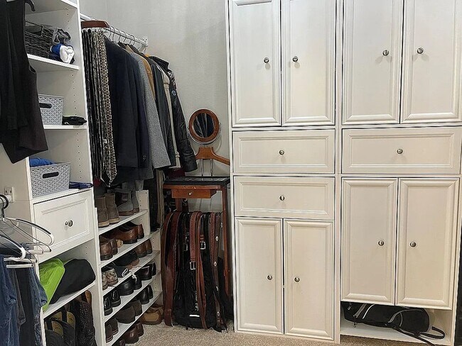 Almacenamiento en el armario del dormitorio principal - 5617 Trevesta Pl