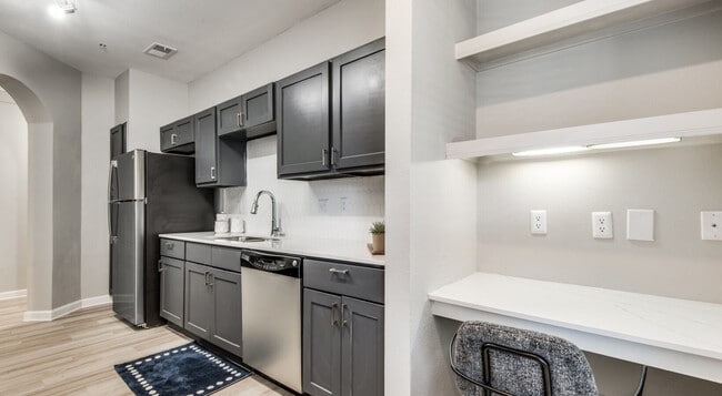 1HAB, 1BA - 807SF - Cocina - The Vincent