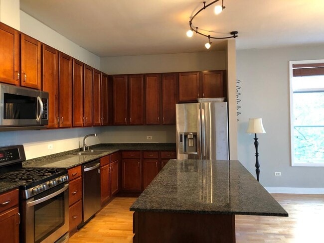 Expansive kitchen and island - 333 N Jefferson St