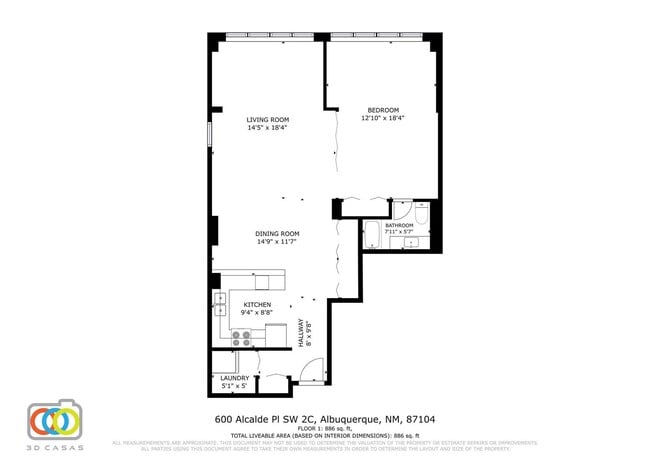 Building Photo - Art Deco Condo 1 Bedroom  1 Bath with cove...