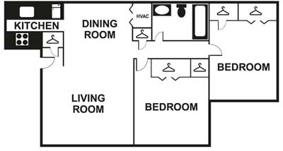 2HAB/1BA - Pineview Landing