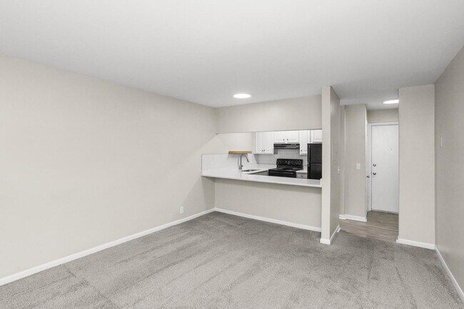 Apartamento de 1 dormitorio con sala de estar y cocina renovado - Belmont Place Apartments