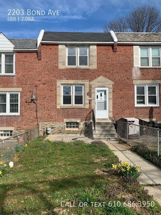 Beautiful 4 Bedroom, 2 Bath in Drexel Hill! House Rental in Drexel Hill, PA