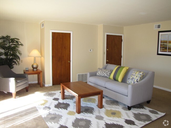 Sala de estar - University Crossing Apartments