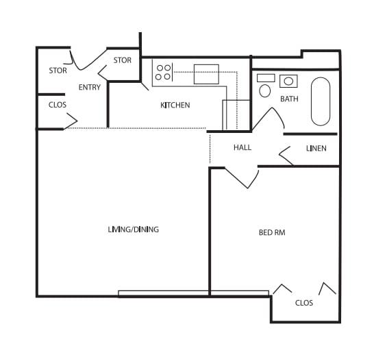 Floorplan - Jenor Towers