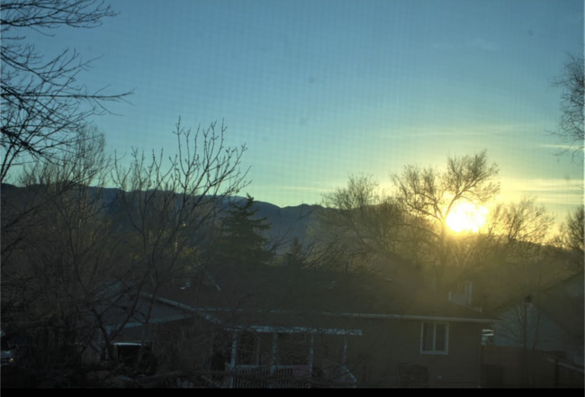 Mountain View from master bedroom - 2464 Astrozon Cir