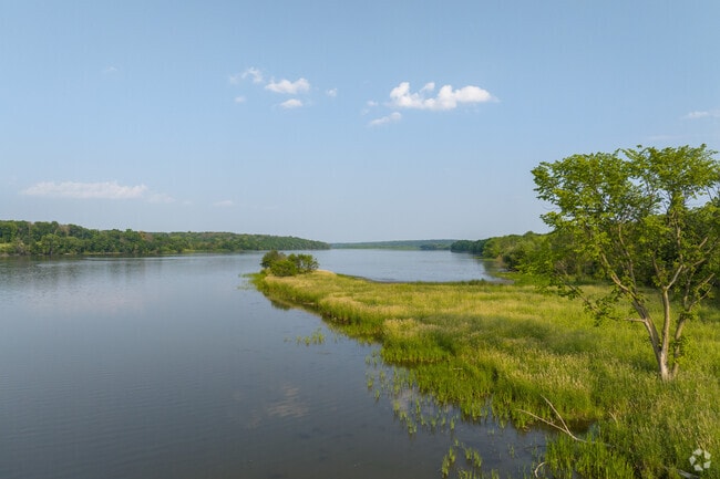 Hazen P Mooers Park is adjacent to the Mississippi River near Cottage Grove.