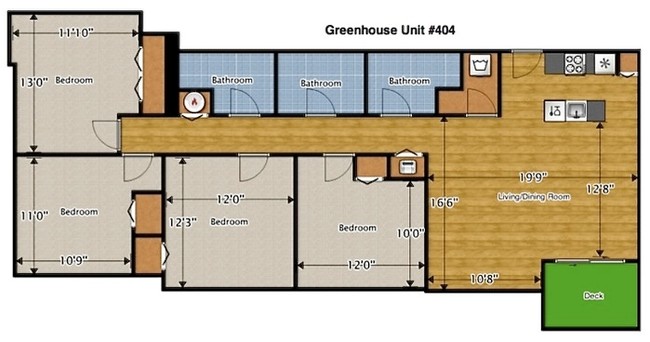 Greenhouse Unit #404 - The Greenhouse