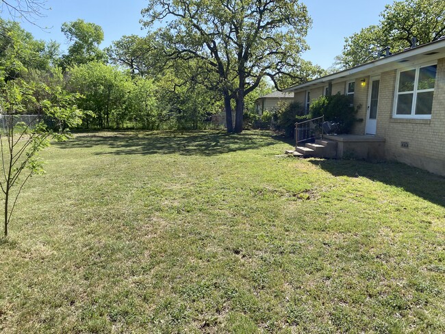 Back yard - 2503 Oak Dr