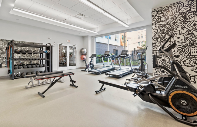 Fully Equipped Fitness Room - The Parkside Fishtown