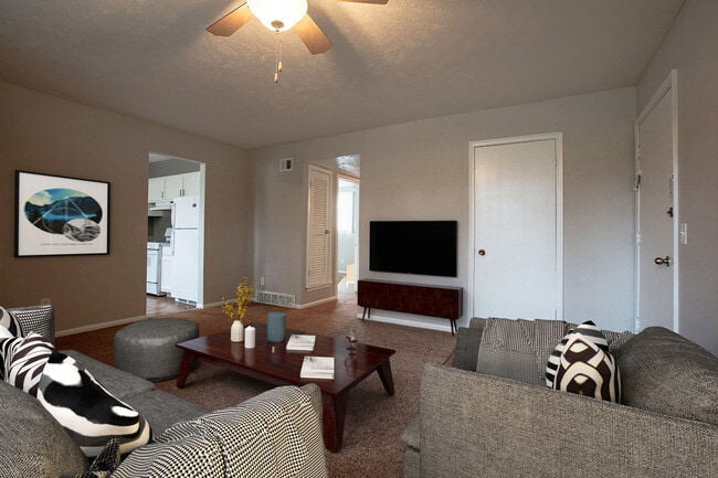 One Bedroom Living Space - Parkwood Manor Apartments
