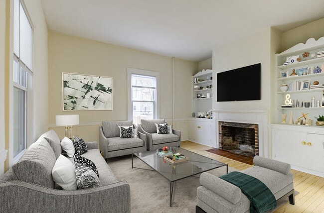 61 Langdon Square – Living Room - CHR Cambridge - Harvard Square Communities Apartments