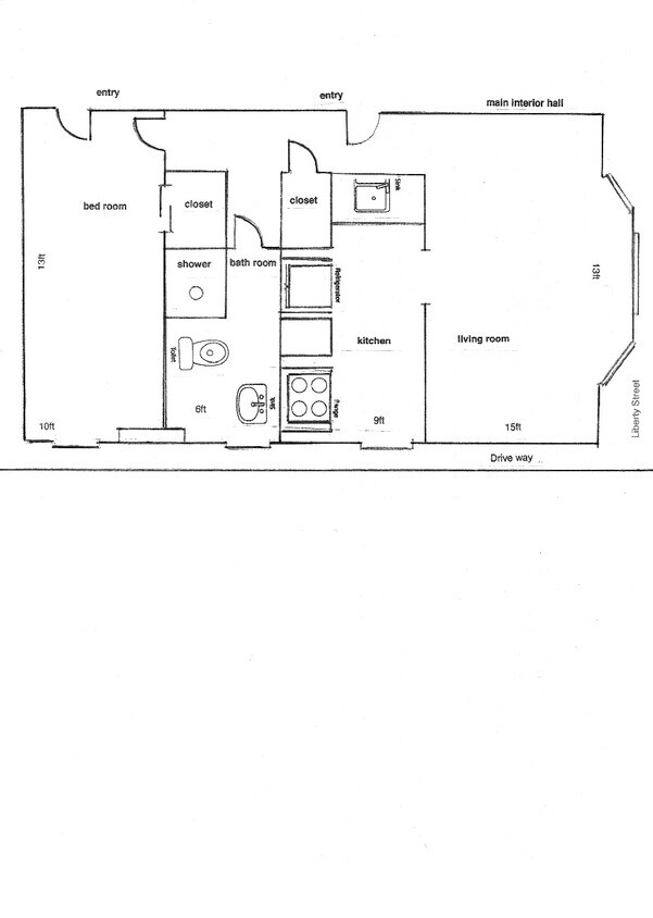 Floor Plan - 70 Liberty St