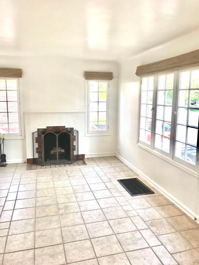 Living Room Fireplace - 1033 E Logan Ave