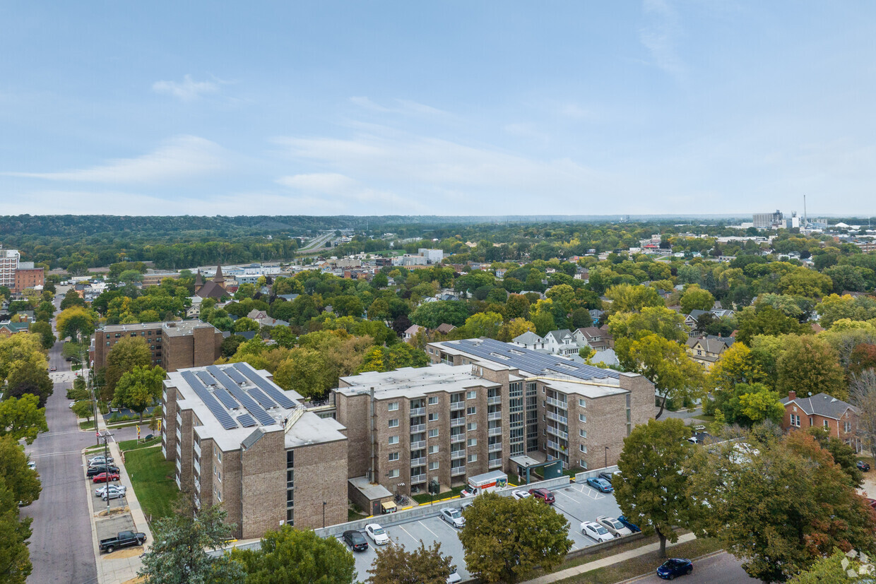 Aerial View - River Bluff Apartments