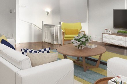 Living Room - 3536 N Reta Ave