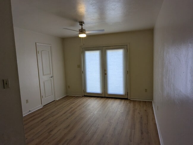 French doors leading to Teal side patio - 566 Teal Ln