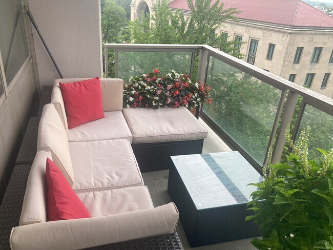 120 sq ft of balcony space - 2401 Pennsylvania Ave
