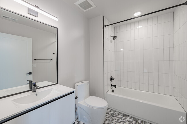 1BR, 1BA - Bathroom - The Xander Apartments