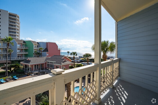 All patios have a gorgeous water view - Oceanfront Lofts