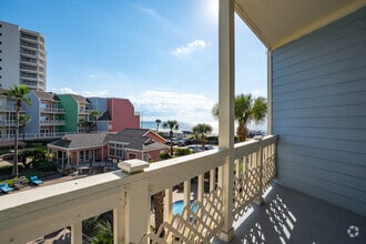 All patios have a gorgeous water view - Oceanfront Lofts