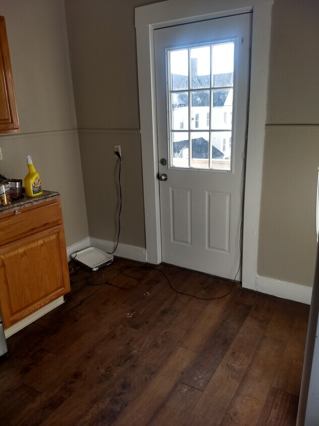 Back door to the parking - 91 Fort Hill Ave