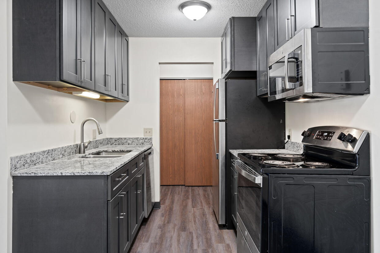 2BR Remodeled Kitchen - The Edge Apartments
