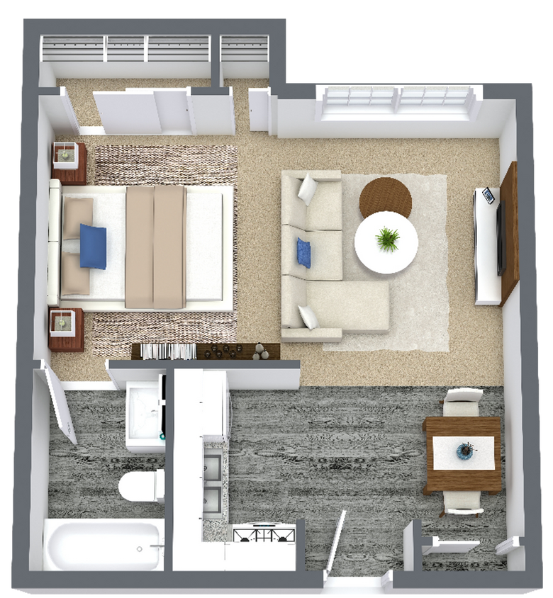 Foto principal - Spacious Studio on the 2nd Floor! Easy acc...