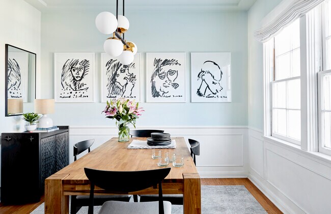dining room - 1234 N Crescent Heights Blvd