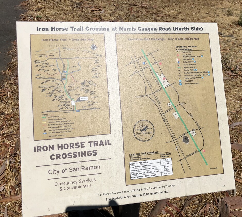 Iron Horse Trail just steps away. - 4720 Norris Canyon Road