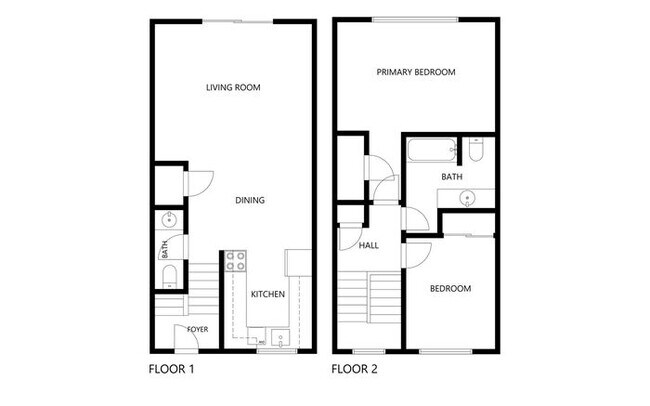 Foto del edificio - Large 2 bed 1.5bath townhouse!!! WATER SEW...