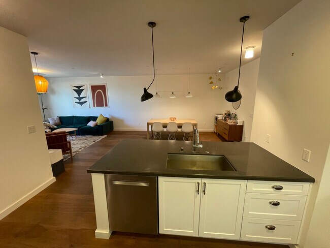 open kitchen view view to living and dining areas - 1275 Indiana St