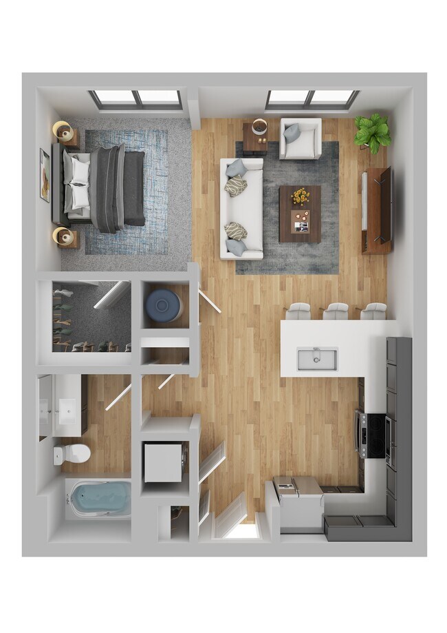 Plano de planta - Crest at Stones Branch