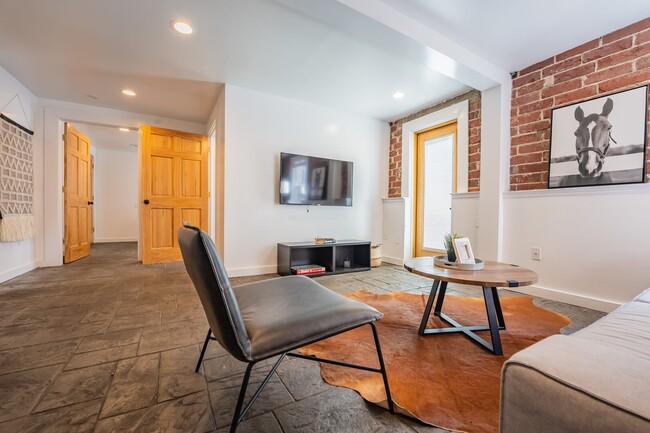 Terrace living room; exterior door - 617 John Wesley Dobbs Ave NE