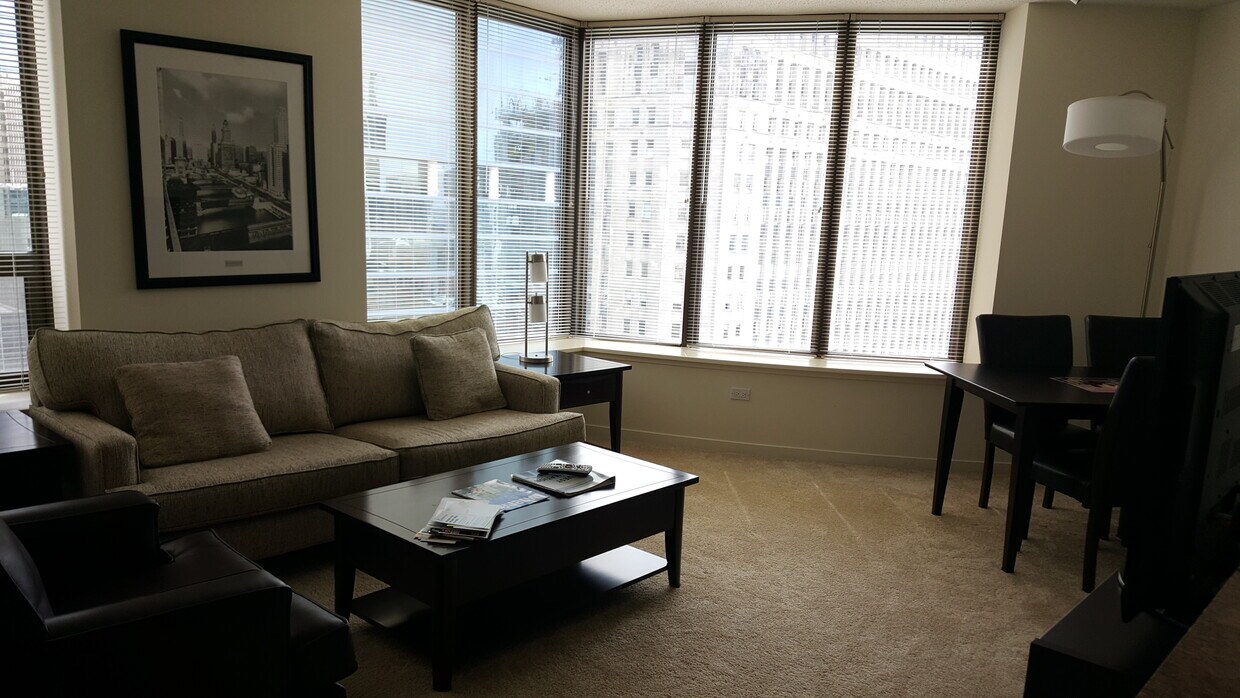 Sala de estar - 400 N LaSalle Dr